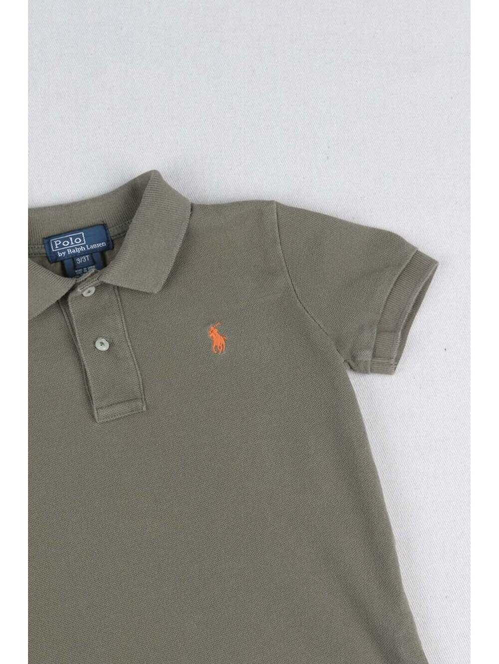 00's Polo Ralph Lauren Kids Olive Short Sleeve Polo